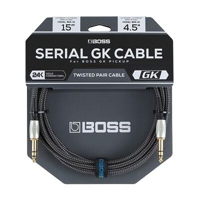 Boss Cable digital de alto rendimiento de 4,5 m para productos de sintetizador de guitarra Compatible con GM-800, GK-5, GK-5B, GKC-AD y GKC-DA Boss Cable digital de alto rendimiento de 4,5 m para productos de sintetizador de guitarra Compatible con GM-800, GK-5, GK-5B, GKC-AD y GKC-DA