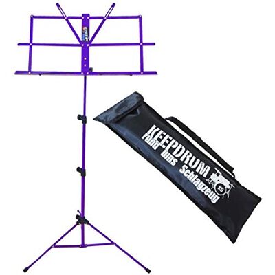 keepdrum mus2 FL Ordenador Soporte Color Lila para atril Fácil montaje + Funda keepdrum mus2 FL Ordenador Soporte Color Lila para atril Fácil montaje + Funda