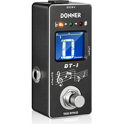 Donner Chromatic Pedal Afinador Guitarra Eléctrica, Guitar Tuner Pedal True Bypass Donner Chromatic Pedal Afinador Guitarra Eléctrica, Guitar Tuner Pedal True Bypass