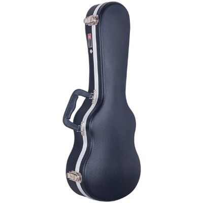 Crossrock , Ukelele de concierto de 0 cuerdas, funda rígida moldeada ABS súper ligera en color negro, () Crossrock , Ukelele de concierto de 0 cuerdas, funda rígida moldeada ABS súper ligera en color negro, ()