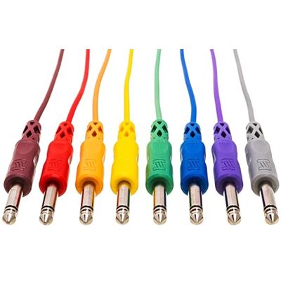 Hosa CPP-890, Unbalanced Patch Cables, 1/4 in TS to Same, 3 ft Hosa CPP-890, Unbalanced Patch Cables, 1/4 in TS to Same, 3 ft