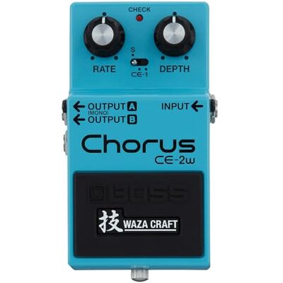 Boss Chorus Premium Waza Craft Gitaareffectenpedaal met Analoge Circuits Authentieke Reproductie van de Legendarische CE-2 & CE-1 Chorus Pedalen Made in Japan Boss Chorus Premium Waza Craft Gitaareffectenpedaal met Analoge Circuits Authentieke Reproductie van de Legendarische CE-2 & CE-1 Chorus Pedalen Made in Japan