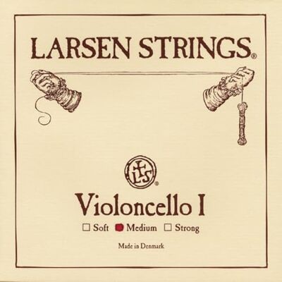 LARSEN STRINGS Cuerdas para violonchelo Original A acero Medium LARSEN STRINGS Cuerdas para violonchelo Original A acero Medium