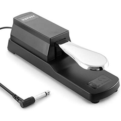 Tiger Ksp-004 Universal Sustain Pedal, Acción Estilo Piano para Teclados, Pianos Digitales y Sintetizadores, Diseño 2019 Tiger Ksp-004 Universal Sustain Pedal, Acción Estilo Piano para Teclados, Pianos Digitales y Sintetizadores, Diseño 2019
