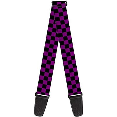 Buckle-Down Checker, Checker Black/Purple Buckle-Down Checker, Checker Black/Purple
