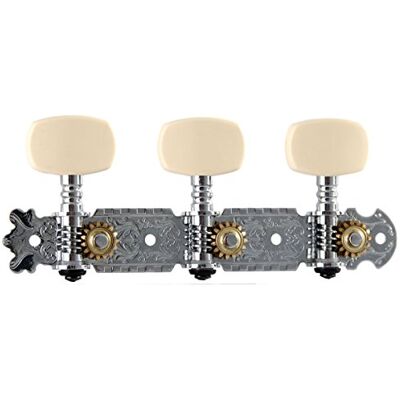 Soundsation – Clavijas para guitarra Classic cromado con perno de metal Soundsation – Clavijas para guitarra Classic cromado con perno de metal