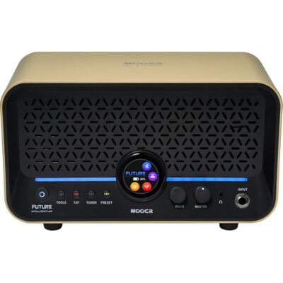 MOOER F15i Li Combo de Guitarra Multi-Efectos y Modelado, 15 W, con batería Oro Imperial MOOER F15i Li Combo de Guitarra Multi-Efectos y Modelado, 15 W, con batería Oro Imperial