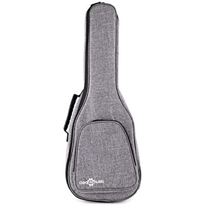 gear4music Funda de Ukelele Tenor Prémium, Gris Funda de ukelele sólida y fiable, acolchado grueso para una protección excepcional, asa y correa incluidas gear4music Funda de Ukelele Tenor Prémium, Gris Funda de ukelele sólida y fiable, acolchado grueso para una protección excepcional, asa y correa incluidas