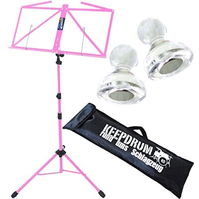 keepdrum mus3pk Ordenador staender Color Rosa Con Funda + 10 unidades para atril Imanes MG10 keepdrum mus3pk Ordenador staender Color Rosa Con Funda + 10 unidades para atril Imanes MG10