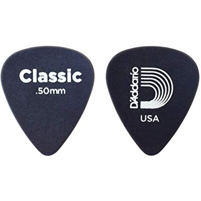 Waves Púas de celuloide negro para guitarra, paquete de 10, calibre liviano. Waves Púas de celuloide negro para guitarra, paquete de 10, calibre liviano.