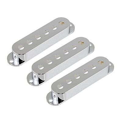 Allparts PC 0406 – 010 Pick Up Covers (3 pieza) cromo Allparts PC 0406 – 010 Pick Up Covers (3 pieza) cromo