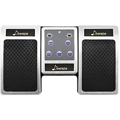 Donner Pedal Página Bluetooth Recargable para Tablet, Plateado Donner Pedal Página Bluetooth Recargable para Tablet, Plateado