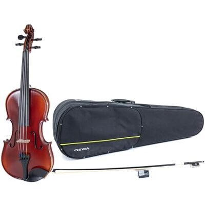 GEWA Conjunto de violín Ideale VL 2 para zurdos – 4/4 listo para tocar, arco de Carbono, cuerdas Larsen Aurora, estuche para violín GEWA Conjunto de violín Ideale VL 2 para zurdos – 4/4 listo para tocar, arco de Carbono, cuerdas Larsen Aurora, estuche para violín