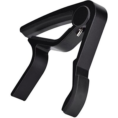 VBESTLIFE Púas de Guitarra portátiles Guitarra Capo Handheld Cambio rápido Accesorios de Guitarra acústica para Guitarra Folk(Negro) VBESTLIFE Púas de Guitarra portátiles Guitarra Capo Handheld Cambio rápido Accesorios de Guitarra acústica para Guitarra Folk(Negro)