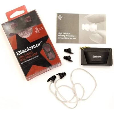 BLACKSTAR ACS Tapones para los oídos con protección auditiva con filtro HiFi para durmientes, músicos, trabajadores, atenuación de ruido de 19dB con estuche de transporte BLACKSTAR ACS Tapones para los oídos con protección auditiva con filtro HiFi para durmientes, músicos, trabajadores, atenuación de ruido de 19dB con estuche de transporte