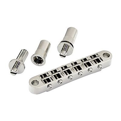 Allparts ' GB 0525 – 010 "GOTOH tunamatic y pequeñas piezas de repuesto para guitarra eléctrica Cromo Allparts ' GB 0525 – 010 "GOTOH tunamatic y pequeñas piezas de repuesto para guitarra eléctrica Cromo