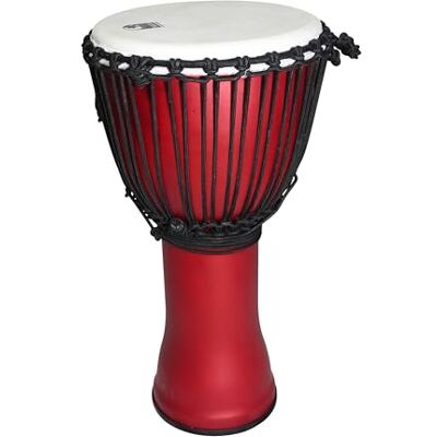 TOCA Freestyle Djembe con cuerda afinada, rojo mate brillante, 10" TOCA Freestyle Djembe con cuerda afinada, rojo mate brillante, 10"