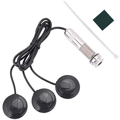 VBESTLIFE Guitarra Pickup, Guitarra Piezo Piezo para guitarra acústica Ukulele Mandolin Instruments (6.35mm) VBESTLIFE Guitarra Pickup, Guitarra Piezo Piezo para guitarra acústica Ukulele Mandolin Instruments (6.35mm)
