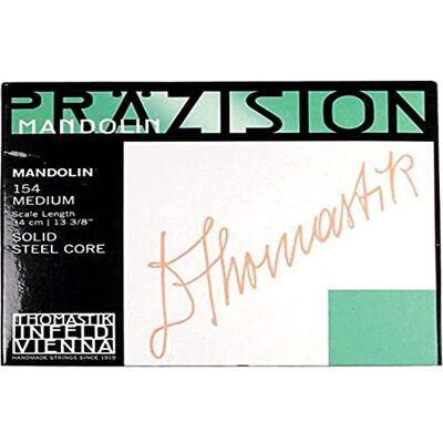 Thomastik-Infeld Thomastik Cuerdas para Mandolina juego tensión medium con lazo, escala 34 cm Thomastik-Infeld Thomastik Cuerdas para Mandolina juego tensión medium con lazo, escala 34 cm