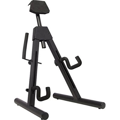 Fender Soporte Universal A-Frame para Guitarra Eléctrica, Ancho Ajustable, Brazos Acolchados, Plegable, Negro, Adecuado para la Mayoría de Guitarras y Bajos Fender Soporte Universal A-Frame para Guitarra Eléctrica, Ancho Ajustable, Brazos Acolchados, Plegable, Negro, Adecuado para la Mayoría de Guitarras y Bajos
