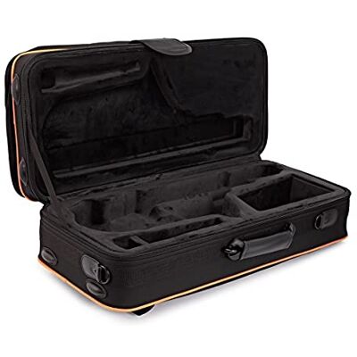 gear4music Alto Estuche para saxofón de Ligero con interior de felpa Para músicos en directo, cuerpo de espuma dura moldeada, sección interna para boquillas y tudeles gear4music Alto Estuche para saxofón de Ligero con interior de felpa Para músicos en directo, cuerpo de espuma dura moldeada, sección interna para boquillas y tudeles