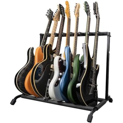 Gator Frameworks Rok-It Rack plegable con 7 espacios para guitarras acústicas, eléctricas y bajos () Gator Frameworks Rok-It Rack plegable con 7 espacios para guitarras acústicas, eléctricas y bajos ()