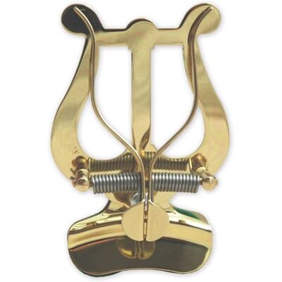 soundman Lira para Trompeta, Corneta, Fliscorno ® Atril de marcha para trompeta y corneta con abrazadera Yellow Brass Atriles de lira soundman Lira para Trompeta, Corneta, Fliscorno ® Atril de marcha para trompeta y corneta con abrazadera Yellow Brass Atriles de lira