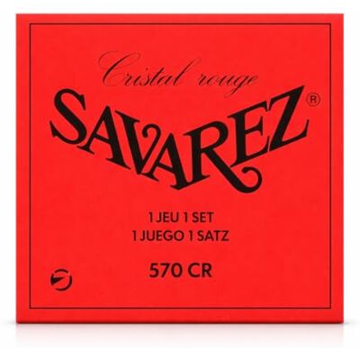 Savarez Cuerdas para Guitarra Clásica Alliance Cristal Juego Tensión estandard rojo Savarez Cuerdas para Guitarra Clásica Alliance Cristal Juego Tensión estandard rojo