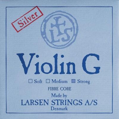 LARSEN STRINGS Cuerdas Violín Original Synthetic,Fibre Core G Silver fuerte LARSEN STRINGS Cuerdas Violín Original Synthetic,Fibre Core G Silver fuerte