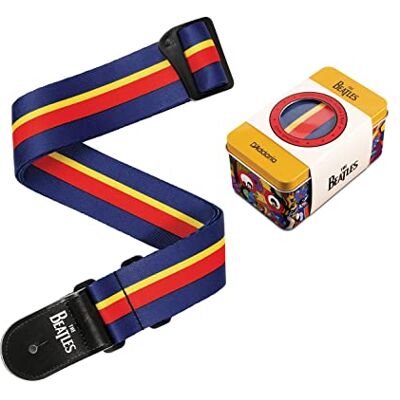 D'Addario D’Addario Beatles Correa para guitarra textil 50 aniversario del Yellow Submarine, John D'Addario D’Addario Beatles Correa para guitarra textil 50 aniversario del Yellow Submarine, John