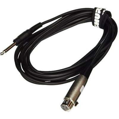 Shure c15ahz metros Cable con enchufe de teléfono en equipo (1/4 final Shure c15ahz metros Cable con enchufe de teléfono en equipo (1/4 final