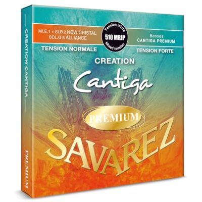 Savarez 510Mrjp Cuerdas para Guitarra Clásica Creation Cantiga Premium Juego Tensión Mezcla Normal/Alta Savarez 510Mrjp Cuerdas para Guitarra Clásica Creation Cantiga Premium Juego Tensión Mezcla Normal/Alta