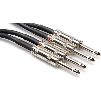 Hosa CPP-403, PRO DUAL CABLE 1/4" TS SAME 3FT Hosa CPP-403, PRO DUAL CABLE 1/4" TS SAME 3FT