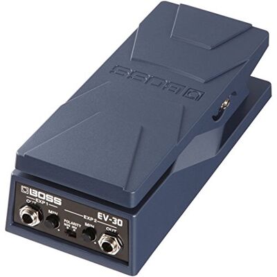 Boss Pedal de expresión doble — Pedal de expresión compacto con resistente cuerpo de aluminio fundido a presión Boss Pedal de expresión doble — Pedal de expresión compacto con resistente cuerpo de aluminio fundido a presión