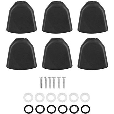 VBESTLIFE 6 PCS/Set Guitar Acrílico Botones de Clavijas Clavijas Cabezas de máquina para Guitarra Accesorio de música(Negro) Botones De Clavijas De Afinacion VBESTLIFE 6 PCS/Set Guitar Acrílico Botones de Clavijas Clavijas Cabezas de máquina para Guitarra Accesorio de música(Negro) Botones De Clavijas De Afinacion