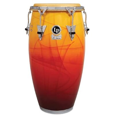 Latin Percussion Conga Eddie Montalvo Signature Conga de fibra de vidrio 11 3/4" , Acabado gráfico original, Hardware cromado Latin Percussion Conga Eddie Montalvo Signature Conga de fibra de vidrio 11 3/4" , Acabado gráfico original, Hardware cromado