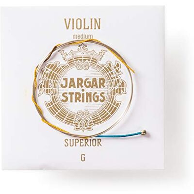 Jargar Vi-GSM Violin Superior Cuerdas para violín (tamaño mediano, 0,75 mm) Jargar Vi-GSM Violin Superior Cuerdas para violín (tamaño mediano, 0,75 mm)