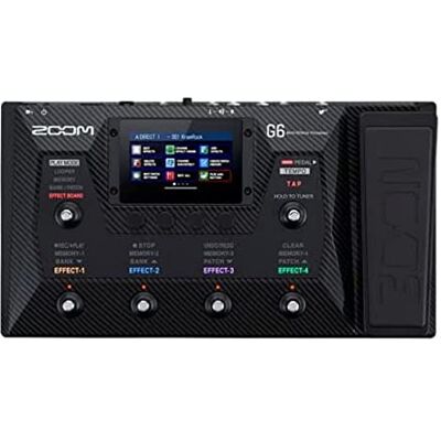 Zoom Pedalera multiefectos, amp-simulator, interface de audio Zoom Pedalera multiefectos, amp-simulator, interface de audio