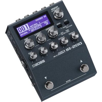 Boss PEDAL DE IR DE PANTALLA Y AMPLI – Pedal simulador de ampli y cargador de respuestas de impulsos con sonidos y características prémium Calidad de audio excepcional Boss PEDAL DE IR DE PANTALLA Y AMPLI – Pedal simulador de ampli y cargador de respuestas de impulsos con sonidos y características prémium Calidad de audio excepcional
