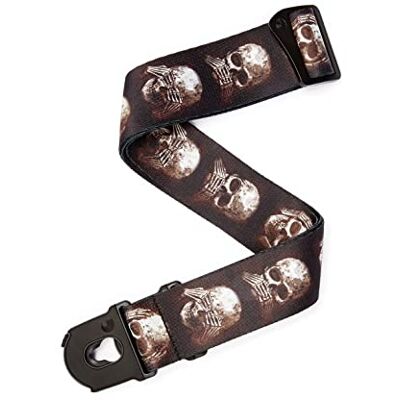 Waves D'Addario Alchemy. Correa para guitarra con Planet Lock, Muted Skulls Waves D'Addario Alchemy. Correa para guitarra con Planet Lock, Muted Skulls