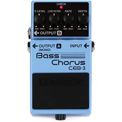 Boss Bass Chorus Pedal, Compacte chorus-pedaal met ingebouwde crossover Boss Bass Chorus Pedal, Compacte chorus-pedaal met ingebouwde crossover