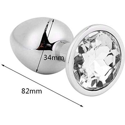 Vibe Productos íntimos e interesantes para adultos, de metal suave al tacto con joyas de cristal con diamantes de imitación, sin juguetes divertidos, juguetes de privacidad para hombres y mujeres Vibe Productos íntimos e interesantes para adultos, de metal suave al tacto con joyas de cristal con diamantes de imitación, sin juguetes divertidos, juguetes de privacidad para hombres y mujeres