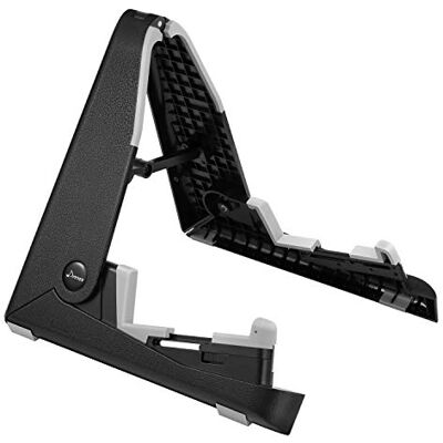 Donner Soporte de Guitarra Ligero Plegable para Ukelele Bajo, Soporte de Suelo para Guitarra Acústicas/Eléctricas/Clásicas Ajustable Portátil, Doble Plegado con Almohadillas de Silicona (DS-2) Donner Soporte de Guitarra Ligero Plegable para Ukelele Bajo, Soporte de Suelo para Guitarra Acústicas/Eléctricas/Clásicas Ajustable Portátil, Doble Plegado con Almohadillas de Silicona (DS-2)