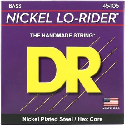 DR Strings DR String Nickel Lo-Rider Juego Cuerdas Bajo DR Strings DR String Nickel Lo-Rider Juego Cuerdas Bajo
