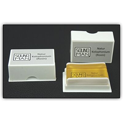 soundman 3 x Rosin ® for Violin, Viola, Cello, Double Bass Resin Colophony (3 x Size "L") soundman 3 x Rosin ® for Violin, Viola, Cello, Double Bass Resin Colophony (3 x Size "L")