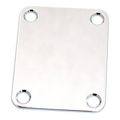 Allparts 0600 – 010 de 4 orificios Cuello placa cromo Allparts 0600 – 010 de 4 orificios Cuello placa cromo