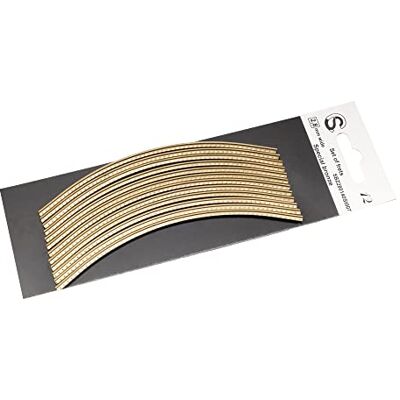 Musiclily Sintoms Trastes para Ibanez ESP Jackson Hard Rock Metal Rock Guitarra, 2,8mm Tamaño Jumbo Bronce Musiclily Sintoms Trastes para Ibanez ESP Jackson Hard Rock Metal Rock Guitarra, 2,8mm Tamaño Jumbo Bronce