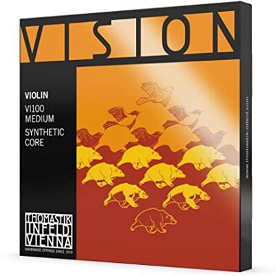 Thomastik-Infeld Thomastik Cuerdas para violín Vision Synthetic Core juego 1/2 mediana Thomastik-Infeld Thomastik Cuerdas para violín Vision Synthetic Core juego 1/2 mediana