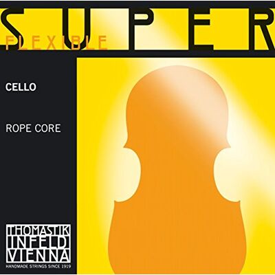 Thomastik-Infeld Thomastik Violonchelo Superflexible Cordas, solo una cuerda, , 1/2 Tamaño, núcleo de acero cromado herida Thomastik-Infeld Thomastik Violonchelo Superflexible Cordas, solo una cuerda, , 1/2 Tamaño, núcleo de acero cromado herida