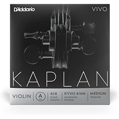 D'Addario Medium Tension 4/4 Scale Kaplan Vivo Violin A String D'Addario Medium Tension 4/4 Scale Kaplan Vivo Violin A String